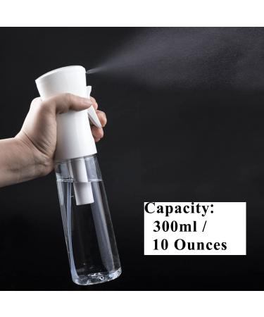 Hair Mister Spray Bottle 300ml - Continuous 360 Fine Mist Water Sprayer 10oz - Pack of 1 - Buy Online on GoSupps.com