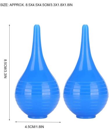 2Pcs 25ml Silicone Ear Syringe Set for Ear Cleaning and Wax Removal - Ideal for Children and Adults - Buy Online on GoSupps.com
