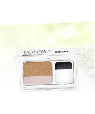 FOMIYES Glitter Eye Shadow Shimmer Eyeshadow Makeup Palette Women Eye Shadow The Lazy Girl Two-color - Buy Online on GoSupps.com