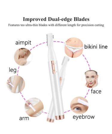 9 in 1 Eyebrow Trimmer Kit Electric Eyebrow Razor Grooming Scissors & Tweezer Set for Perfect Eyebrows - International Shipping Available - Buy Online on GoSupps.com
