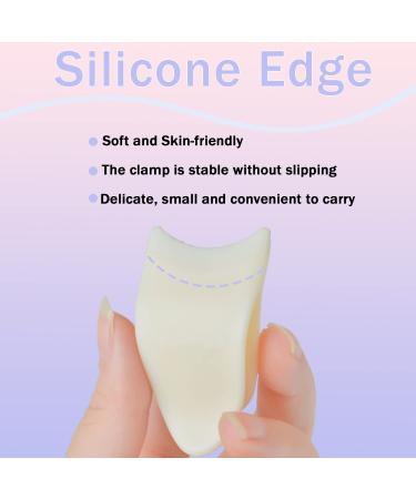 Silicone Clip False Eyelashes Applicator Tool Set - 2 Pcs Lash Buddy Tweezers for Easy Makeup Application - Buy Online on GoSupps.com