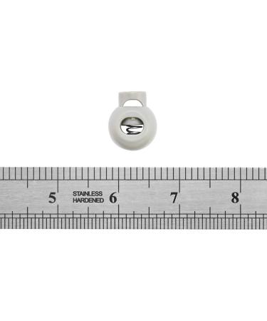 DYZD Single Hole Cord Lock Plastic Toggle Stopper for Drawstrings & Paracord (20 PCS, White) - Buy Online on GoSupps.com
