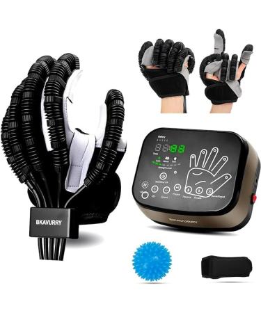Rehabilitation Robot Gloves Stroke Recovery Equipment Left Right Hand Therapy Device for MS Arthritis L-Left Hand
