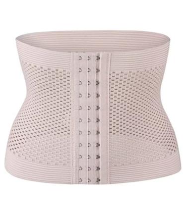 MEIFONI XL Size Fitness Applicable Waist Training Clothes Men Women Waist Workout Slim Abdomen Shapewear White
