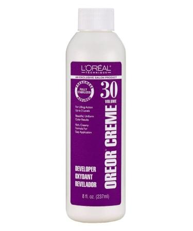 Loreal Oreor Creme 30 Volume Developer 8 Ounce (235ml) (2 Pack) - Buy Online on GoSupps.com
