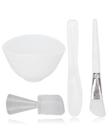 DIY Facial Mask Tool Set Face Mask Mixing Bowl Set Premium Soft Silicone Applicator Kit for Skin Care