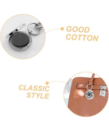 Buy Minkissy 100 STK Cotton Pads with Essential Oils for Aromatherapy Diffuser Necklace | Premium Aroma Supply - 2.20x2.30cm - Best for Oils & Aromapads - Buy Online on GoSupps.com