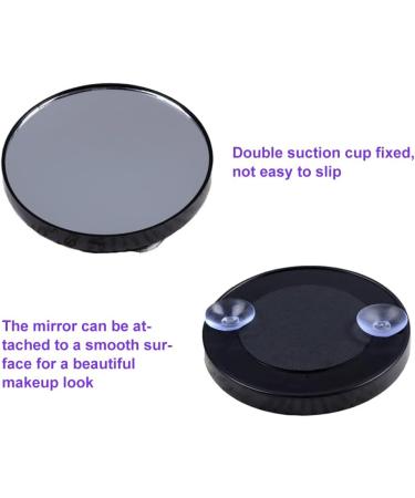 10 Compartment Magnification Mirror with Suction Cup - Perfect Cosmetic & Makeup Mirror for Home Bathroom & Travel - Buy Online on GoSupps.com