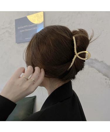 Buy Women's Elegant Hair Clipping Metal Hairpins | Geometric Gold & Silver Hair Clips - International Shipping Available - Buy Online on GoSupps.com