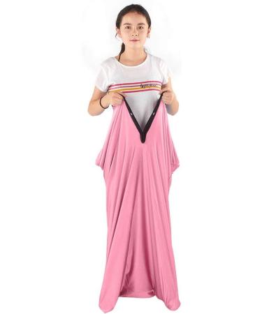 Sensory Stretchy Body Sock for Autism Anxiety - Deep Pressure Simulation Blanket - Small 47x27 Pink - Buy Online on GoSupps.com