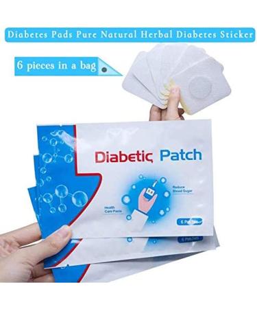 Diabetes Plasters - 60 Pcs/10 Bags Natural Herbs Diabetic Patch for High Blood Sugar - Diabetes Relief - Buy Online on GoSupps.com