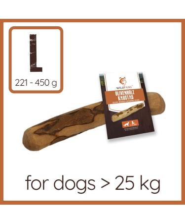 Wildfang Olive Wood Chewing Root for Dogs | Dental Care Toy for Dogs up to 45kg | Size L 220g - Buy Online on GoSupps.com