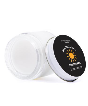 Beef Tallow & Zinc Sunblock | SPF 35 Tallow Sunscreen | Reef Safe & Water Resistant | Organic 100% Grass Fed Tallow Moisturizer (2oz - Buy Online on GoSupps.com