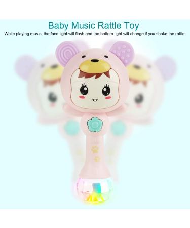 Shop Cute Pink Electronic Music Rattles for Babies | Pedagogical Handbells & Cartoon Seedlings - International Shipping Available - Buy Online on GoSupps.com