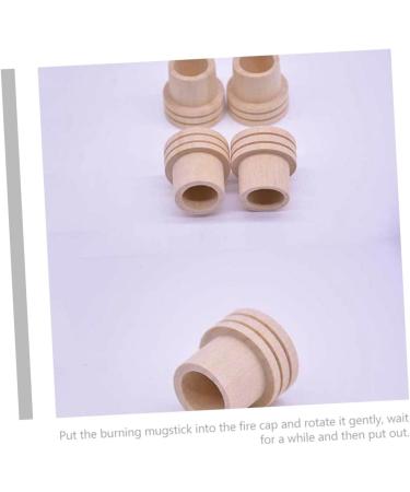 FOMIYES 40 STK Moxa Fire Extinguisher & Blood Circulation Massage Roller | Wooden Moxibustion Tool & Accessories - AI ZHU - Buy Online on GoSupps.com