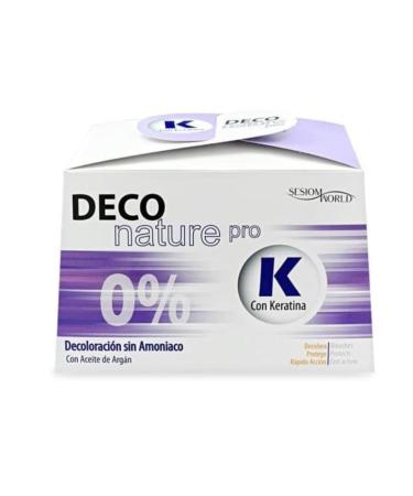 SesioMWorld Deco Nature Pro 0 % D coloration sans ammoniac avec k ratine et argan 500 g