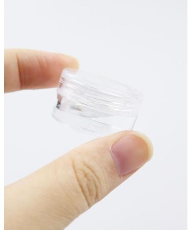 4 Pieces Empty Clear Round Cosmetic Containers for Travel 20g & 5g Refillable Jars for Lotions Creams - Buy Online on GoSupps.com