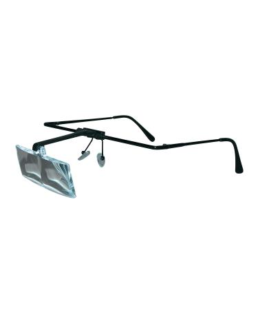 Magnificent glasses for watches and jewelry repairs with 3 magnification levels up to 3.5x enlargement super light stable also for glasses wearers with interchangeable magnifying glass inserts