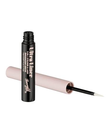 Barry M Barry M White Ultra Liner 2-in-1 Eyeliner Serum and Eyeliner for Eyelash Enhancer Nuance Blanc | Contains Ginseng Root Extract to Promote Hair Growth