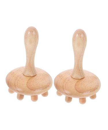 Fomiyes 2st Meridian massage brush scalp massage comb made of wood scalp massage from antistatic wooden comb natural massage comb wide tooth comb
