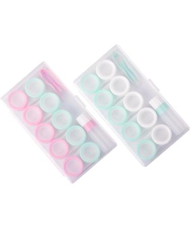 Partykindom 6 Sets Colored Contact Lens Storage Box - Macaron Eye Lens Case Container for Safe Storage - Buy Online on GoSupps.com