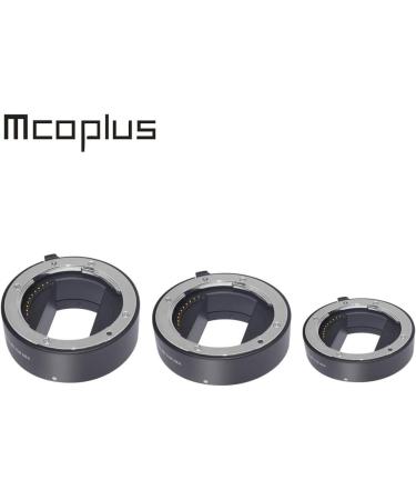 Mcoplus NEX-M Metal Auto Focus Macro Extension Tube Set for Sony Mirrorless E-Mount FE-Mount Cameras (10mm+16mm+21mm) - Buy Online on GoSupps.com
