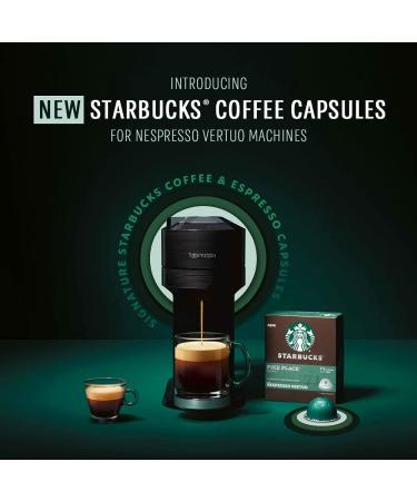 Starbucks By Nespresso Espresso Roast Coffee Pods Dark Roast Nespresso Vertuo Line Compatible Capsules 4 X 10 Coffee Pods 40 Count - Buy Online on GoSupps.com