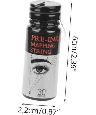 FOMIYES Eyebrow Ink Black Line Eyebrow Tattoos Ruler Eyebrow Mark Ruler Eyebrow Trimming Orthotics - Buy Online on GoSupps.com