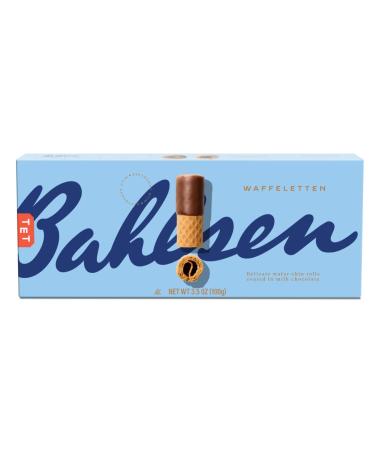 12 Boxes Bahlsen Waffeletten Milk Chocolate Dipped Cookies - 3.5 oz Delicate Wafer Rolls in European Chocolate - Buy Online on GoSupps.com