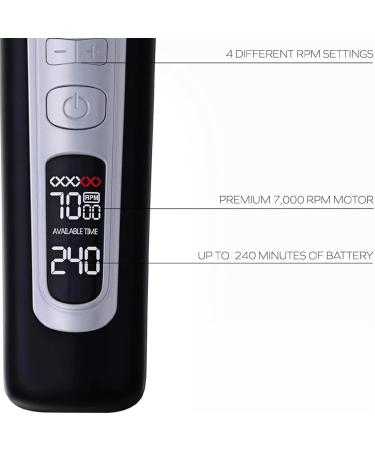 Fadify 2.0 Hair Clippers - Professional Cordless Barber Clippers with LED Display - Instant Fade Culture - Black - Buy Online on GoSupps.com