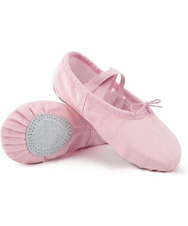 Flintronic Ballet Shoes for Girls & Women - Leather Sole Dance Gymnastics & Yoga Shoes in Far Pink (20 EU & 30 EU) - Buy Online on GoSupps.com
