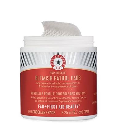 First Aid Beauty Skin Rescue Blemish Patrol Pads - 60 Count - Buy Online on GoSupps.com