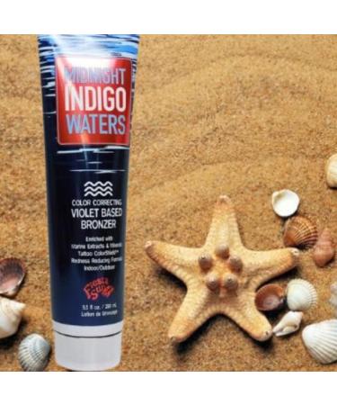 Fiesta Sun Midnight Indigo Waters Colour Correcting Violet Based Bronzer (280ml) - Buy Online on GoSupps.com