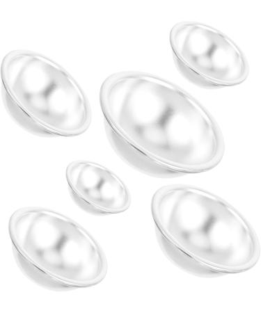 Cabilock Hemisphere Cake Pan 18 Pcs Bath Ball Making Supplies Mini Bath Mold Baking Tool Spherical Aluminum Alloy Cake Mold - Buy Online on GoSupps.com
