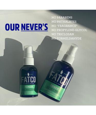 FATCO Organic Witch Hazel Toner - pH Balancing Face Toner with Lavender & Rosemary | 2 fl oz - USA & International Shipping - Buy Online on GoSupps.com