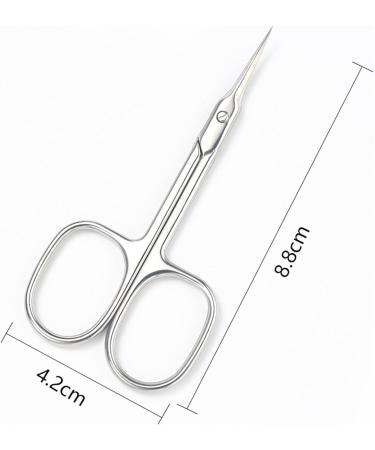 CHJHJKG Nail Clippers (Beauty) Stainless Steel Dead Skin Scissors Pre-treatment Nail Tools Eyebrow Trimming Scissors Pointed Beauty Scissors - Buy Online on GoSupps.com