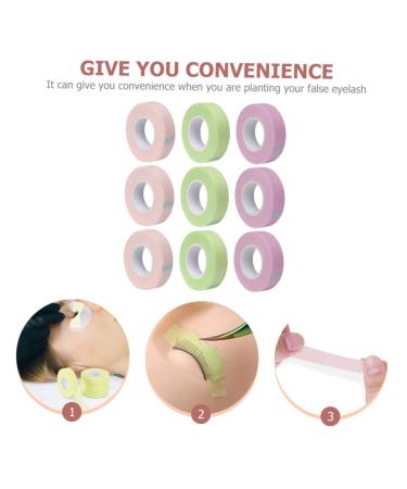 minkissy 18 Rolls Lash Tape False Lash Adhesive Tape Adhesive Lashes Tape Lash Extension Tape Eyelash Adhesive Tape Fabric Eyelash Tape Non-woven Fabric Replace Grafting Tape - Buy Online on GoSupps.com