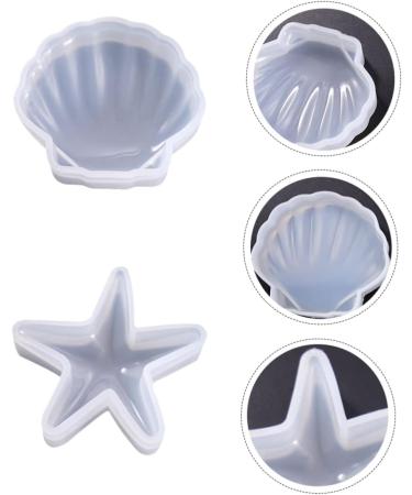 SHINEOFI 6 Pcs Diy Starfish Mold Epoxy Coaster Mold Conch Mold Plate Craft Mold Self Made Craft Supplies Whitex3pcs 8.5x6x2cmx3pcs - Buy Online on GoSupps.com