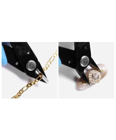 Professional Rhinestone Remover Nipper - Stainless Steel Nail Art Cutter & DIY Tool for Easy Decoration Removal - Buy Online on GoSupps.com