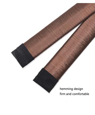 3-Piece Women's Hair Bun Maker Set - Ballerina Bun Shaper for Kids - French Donut Hair Fold Wrap Snap - (Light Brown, Brown, Black) - Buy Online on GoSupps.com