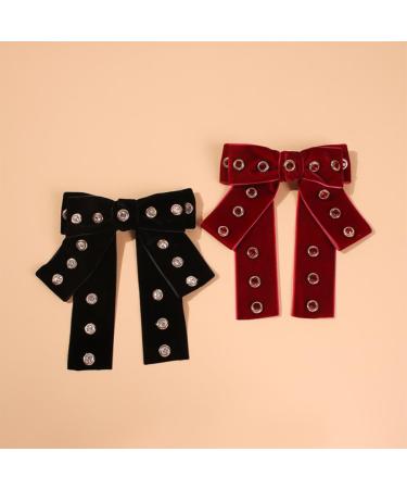 GALPADA Hairpins Woman Hair Clip Hair Pin Hair Barrettes Automatic Hair Clip Ponytail Holders Woman Barrette Girl Red Hair Volume Clip - Buy Online on GoSupps.com