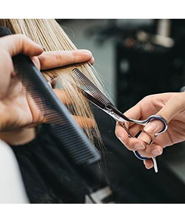 Professional Barber Hair Thinning Shears 6.5 inch - ULG Texturizing Scissors with Razor Edge, Japanese Stainless Steel, Detachable Finger Ring - Buy Online on GoSupps.com