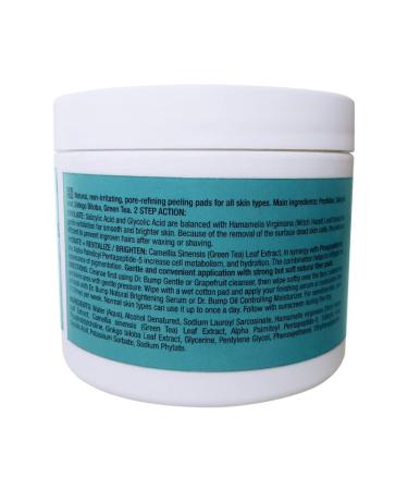 Shop Waxness Dr. Bump Enzymatic Ingrown Hair Pads - 30 pcs | Peeling & Brightening Solution for Smooth Skin - International Shipping Available - Buy Online on GoSupps.com