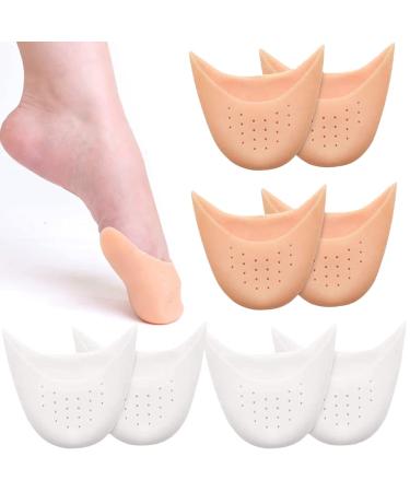Phiezc toe protection Ballet lace shoes silicone gel pads peak saver set toes -protehen breathing activity for ballet shoes high heels