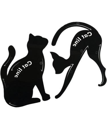 POPETPOP Stencils 2pcs Eyeshadow Stencil Cat Eye Stencil Eyeliner Stencil Template Auxiliary Tool Eye Makeup Set - Buy Online on GoSupps.com