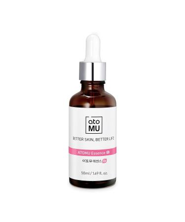 ATOMU Essence B Face Serum for Dry Damaged Skin Made With Naturally Fermented Ingredients such as Pinus Densiflora Leaf Extracts 1.69 fl.oz (1.69 fl.oz.)