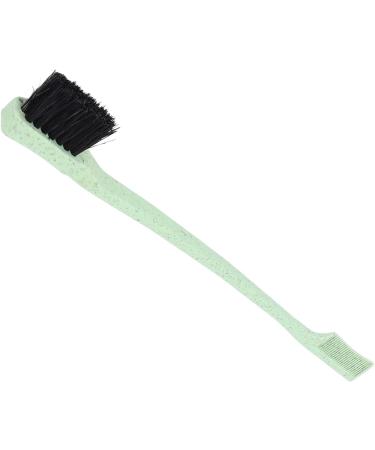 Qukaim Brow Brush Eyebrow Brush Double Head Wheat Makeup Beauty Tools for Eyelash Comb and Brow Green - Buy Online on GoSupps.com
