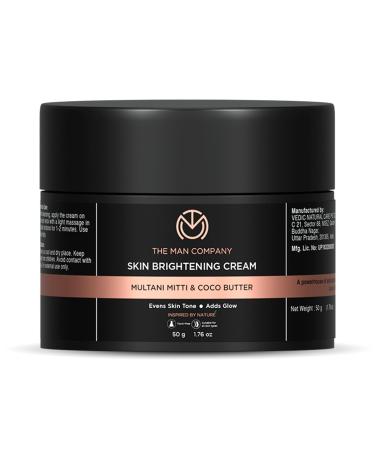 The Man Company SBC Cream - Day Face Cream for Men (1.7 Oz) - Indian Clay with Skin Healing Effect for Daily Use