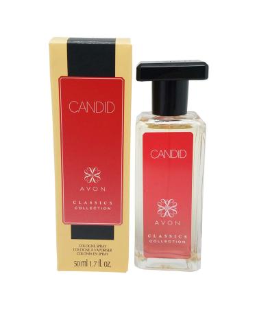 AVON Candid Cologne Spray - Avon Classics Collection Amber Floral 1.7 oz Spray | Tropical Flowers & Exotic Woods Cologne for Men Fresh 1.7 Fl Oz (Pack of 1)