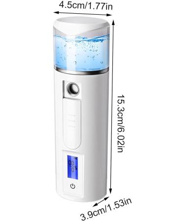 Nano Mister for Lash Extensions - Hydrating Portable Sprayer Mister with Skin Analysis - Hydrating USB Rechargeable Face Steamer for Eyelash Extensions Face Face Hydration Aezon White - Buy Online on GoSupps.com